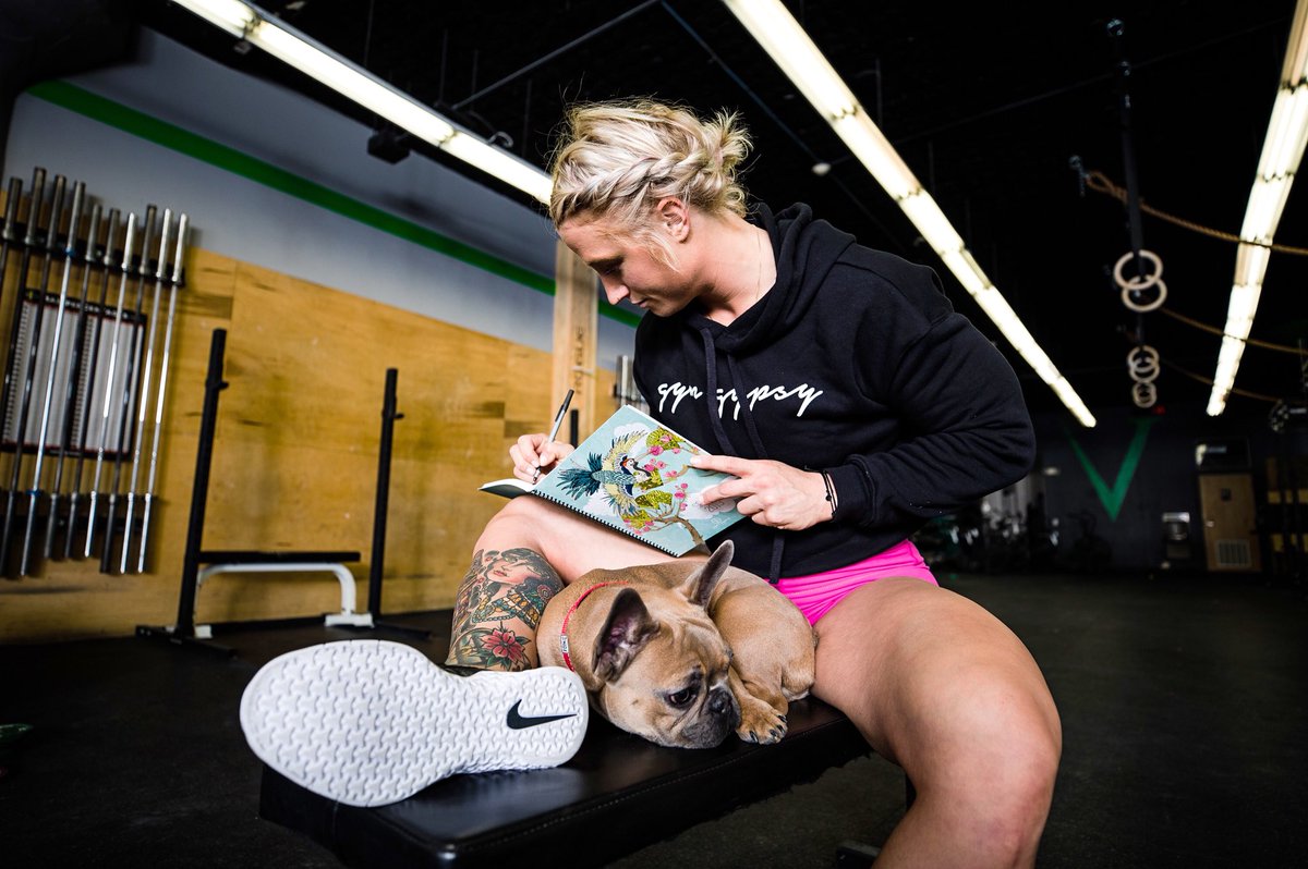 Gym_Gypsy's tweet photo. Sit, Stay, Roll Over, Squat, Jump, 3 push ups then let’s hit the resistance bands — hang on a second! 🤔

We’re so into getting you pumped for the gym that we almost forgot about the puppy… look at the puppy! ❤️ https://t.co/EZSdbmmlSC