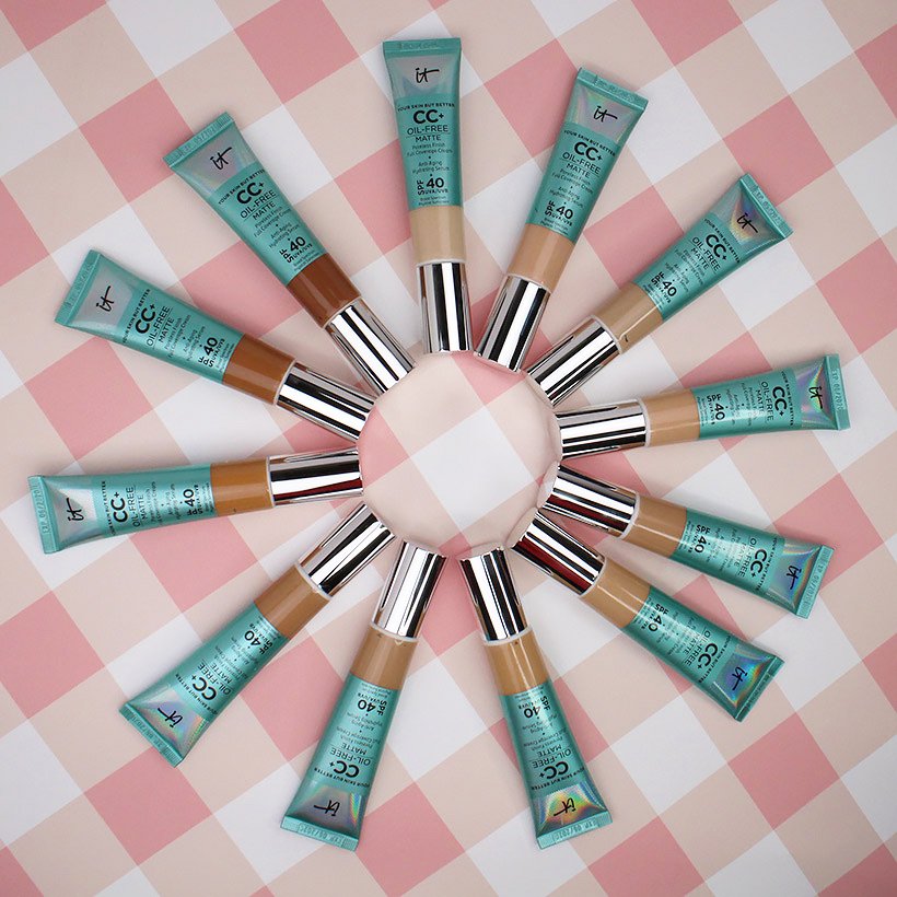 IT Cosmetics Your Skin But Better CC Cream Oil-free Matte: swatches of all 12 shades dlvr.it/QzKyT1