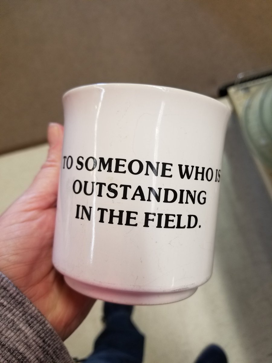 LadyToken's tweet photo. Most Generic Mug Ever.  Found in undisclosed #thriftstore location.  @TokenVariety https://t.co/y9DFe025tP
