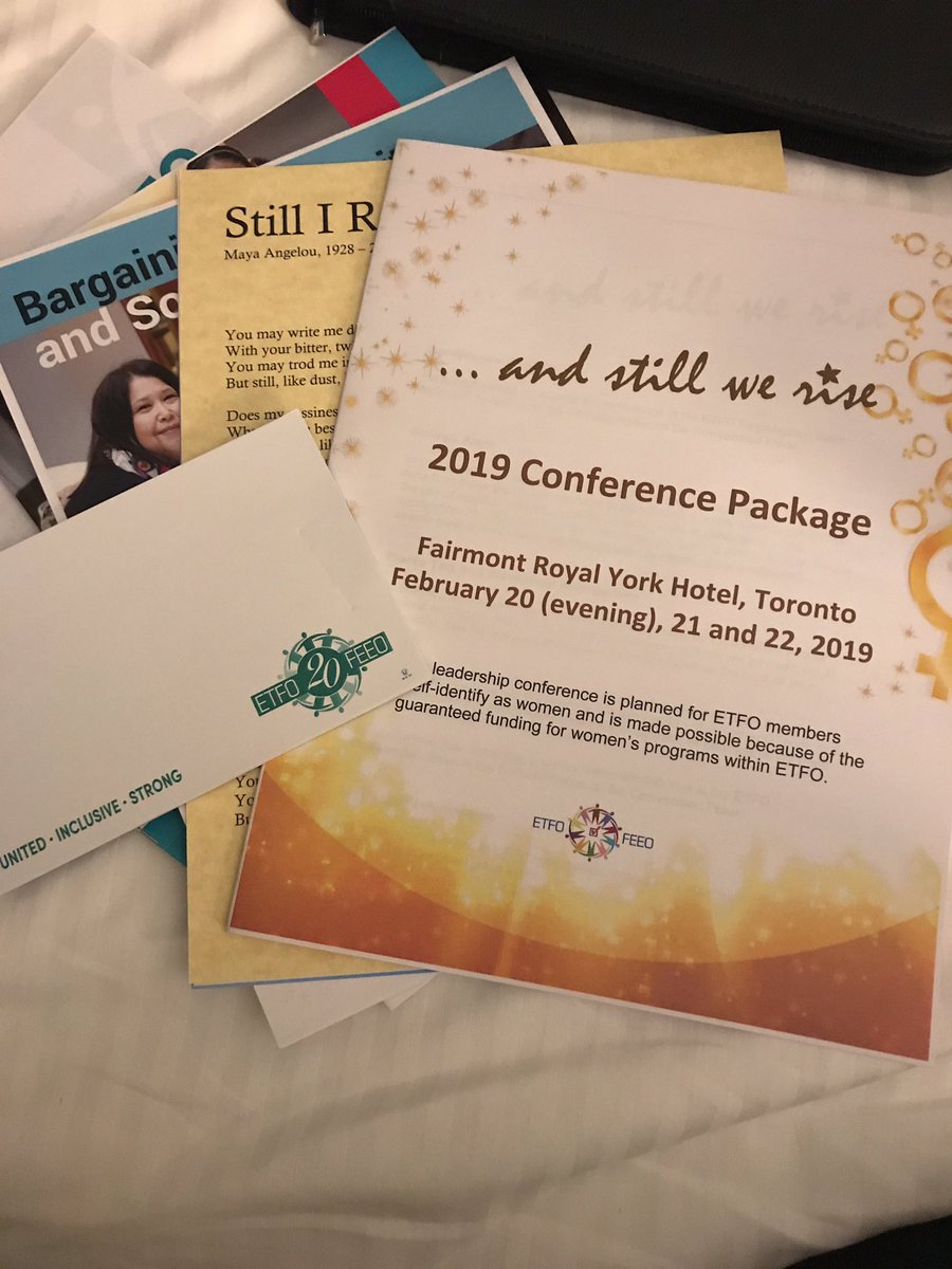 AmyKorzack's tweet image. First time attendee at #etfo ...And Still We Rise women’s conference. Looking forward to 2 full days of learning! #femtor #etfoWP #ETFOASWR