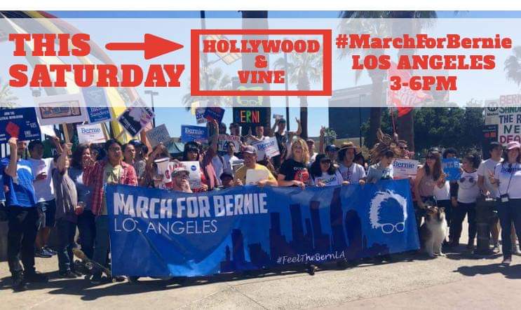 Round 2, and we are more prepared than ever! Show up and RT! #Bernie2020 #rally in #losangeles Sat at 3 PM:
facebook.com/events/3716501…

Sread the word & follow: @CAForProgress @BernieSanders @BSandersBrigade #MarchForBernie #NotMeUs #StillSanders #BernieSanders2020