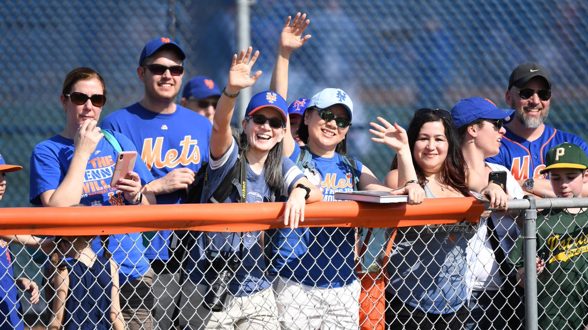 #Mets fans are the best! It’s great to see all of you in Florida supporting us as we gear up for our first #SpringTraining game.
