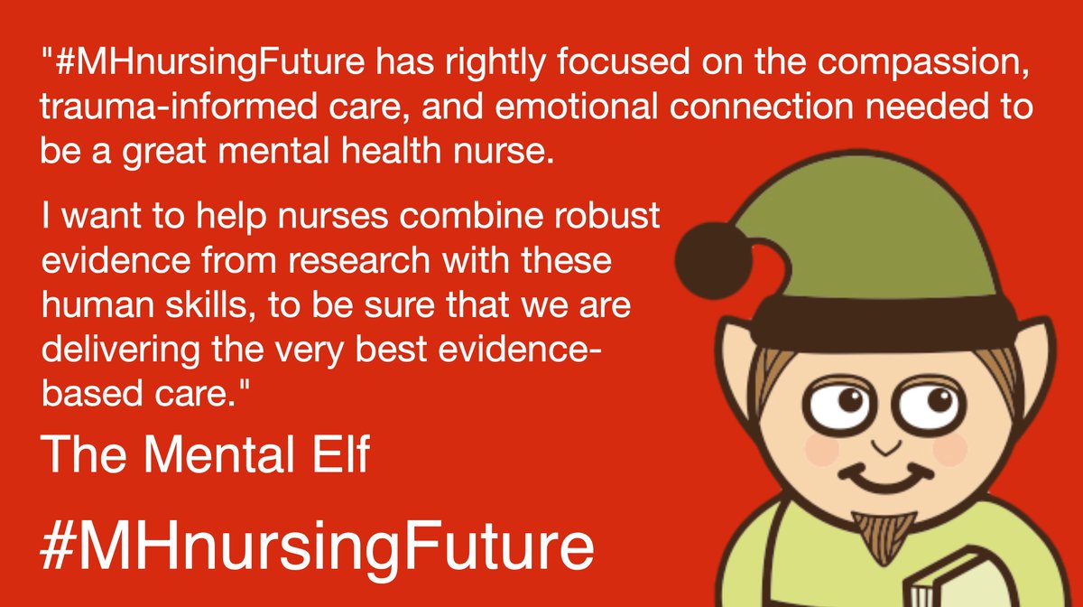 "#MHnursingFuture has rightly focused on the compassion, trauma-informed care, and emotional connection needed to be a great mental health nurse..." <a href="/Mental_Elf/">The Mental Elf</a> <a href="/MHnursesday/">Mental Health Nurses' Day</a> #MHnursesDay <a href="/MHnursingFuture/">MHnursingFuture</a> #MHnursingFuture
