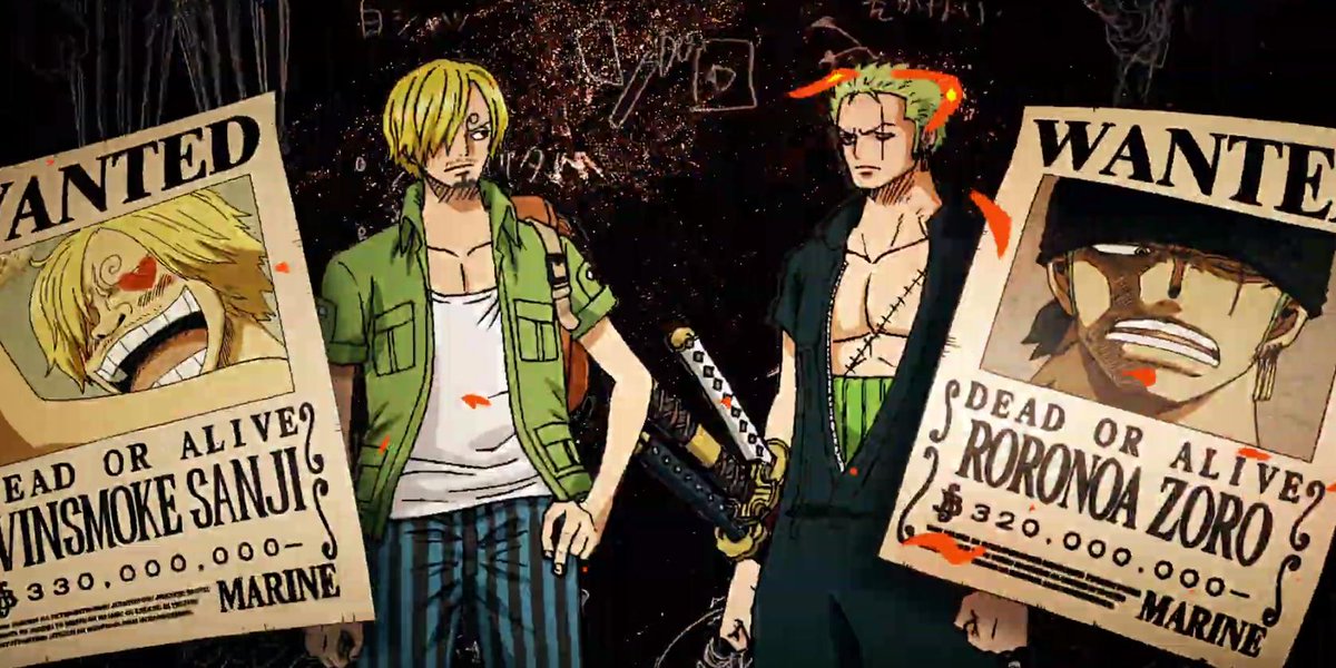 Artur Library Of Ohara Zoro And Sanji S Stampede Designs