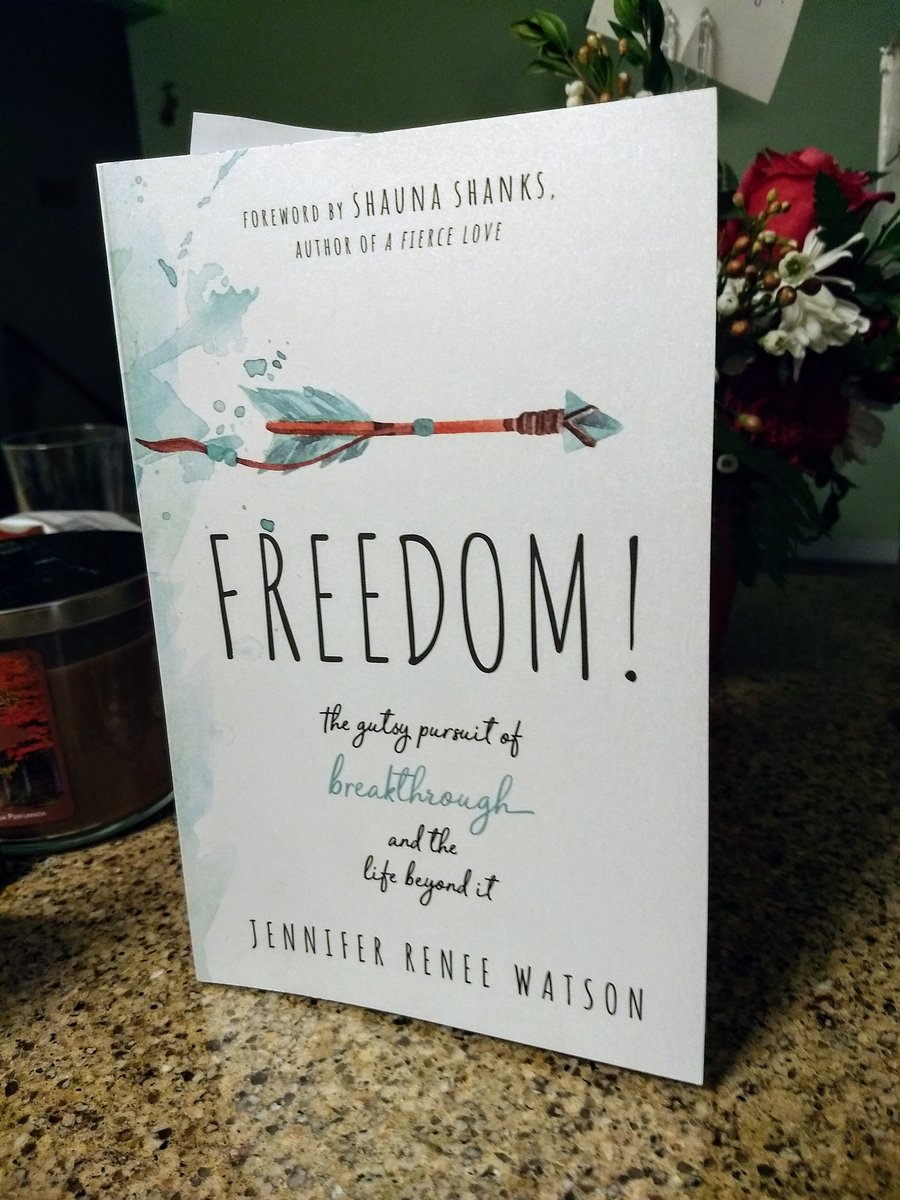 kellyblackwell's tweet photo. Can I just say that "Freedom! -the gutsy pursuit of breakthrough and the life beyond it " is an answer to many fervent prayers. So grateful to God for allowing me to stumble upon author @JreneeWatson #gutsygirl #freedombook #HeSeesMe https://t.co/gQmIpYbrmA