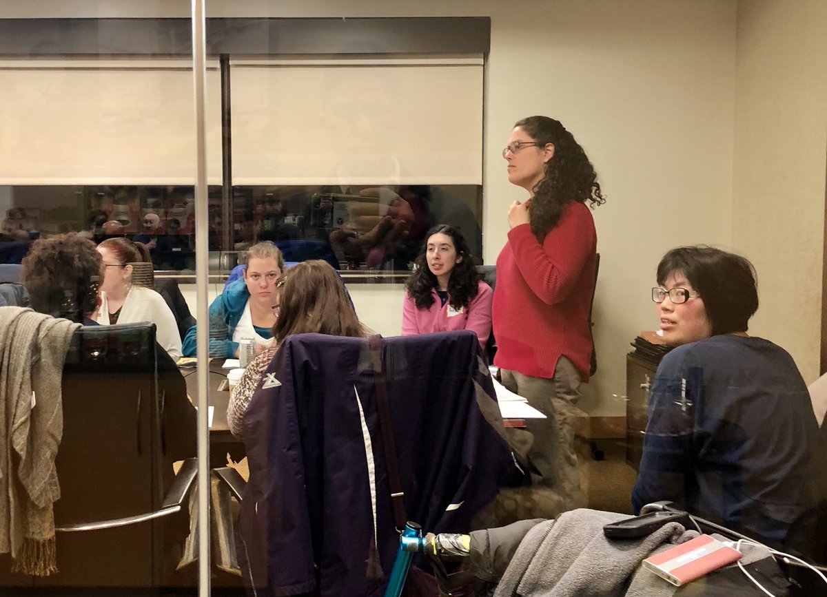 L4Laugh's tweet photo. #ProjectTEAMTuesday Joined the LINK20 Self-Advocacy group at Ruderman Foundation. We talked about problems with #TheRIDE - we like the Pilot programs in Lyft and Uber, but hope #MBTA to expand the program - make a connection to the T: easy transfers to subway! @bu_yell #BetterT https://t.co/4RXkhhstBb