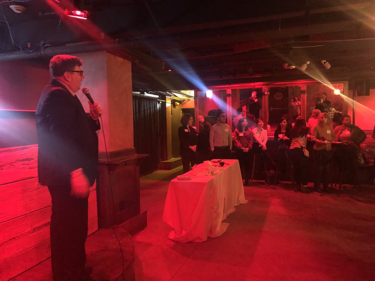 GlobalCleveland's tweet photo. #globalCLE President @joecimperman says “how do we make Cleveland Great Again... it’s at the door where we say welcome to newcomer” https://t.co/5hkEzH55BG