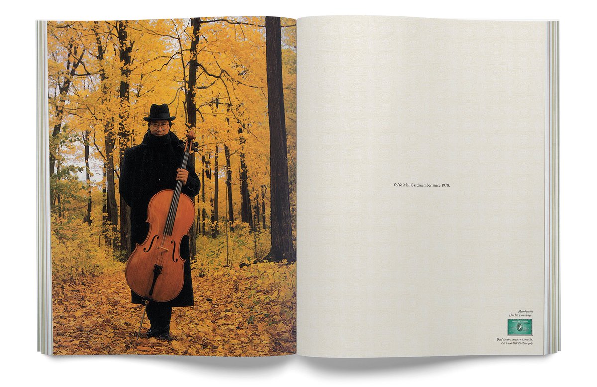 Propeller_Group's tweet photo. Flashback to this photo of the great @YoYo_Ma for the #americanexpress "campaign of the decade" shot by #annieleibovitz. Not only is @YoYo_Ma a legendary talent, he is a genuinely kind person. #TheCelloMaster https://t.co/NmcLPRuY6n
