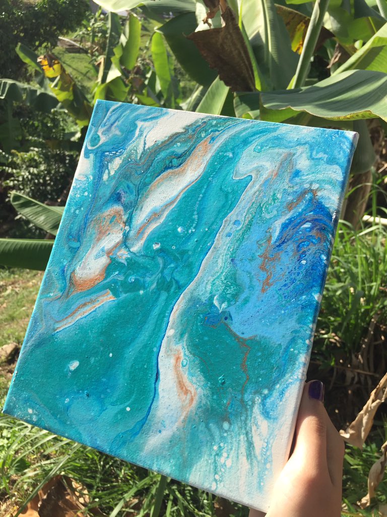 Nahommyni's tweet photo. Ocean inspired 🌊💙 original paintings available https://t.co/aPzpsdApjb