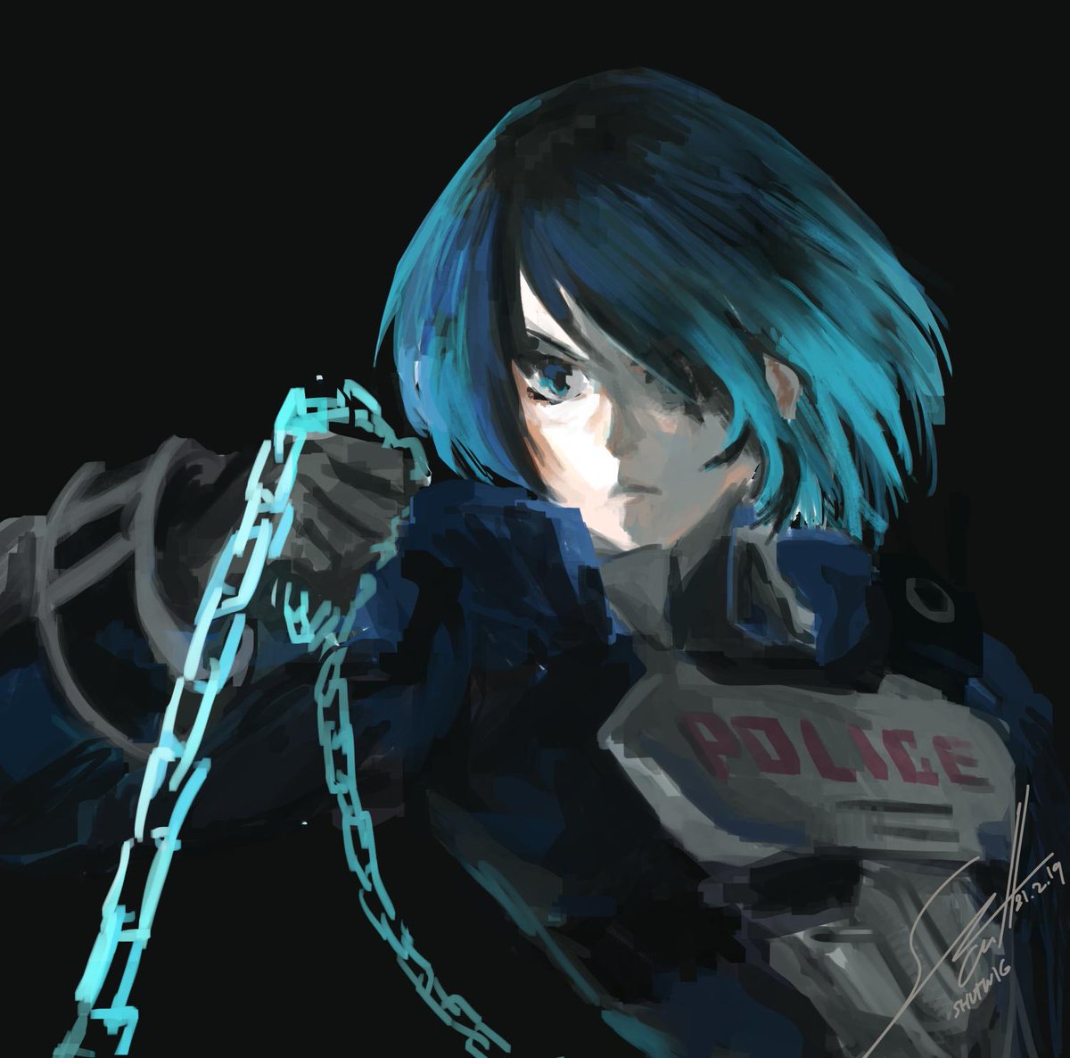 Sketch for ASTRAL CHAIN. I've seen the trailer like a hundred times already...