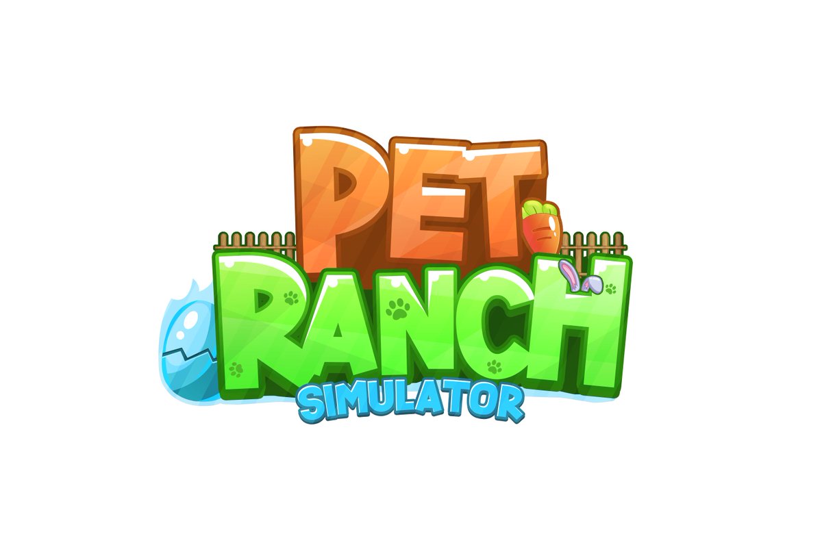 Coolbulls On Twitter Logo For My Upcoming Game Pet Ranch Simulator Roblox Robloxdev - roblox pet simulator twitter