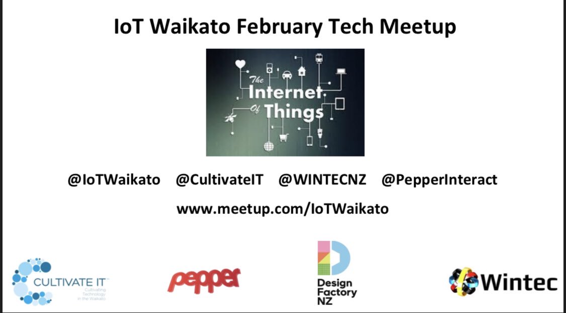 cultivateitnz's tweet photo. @BHoloview kicking off the @wintec Feb @IotWaikato #meetup talking about #mixedreality in construction &amp; how they use the @MicrosoftNZ #hololens ... #tech #Innovation https://t.co/MdfGUms9Y0