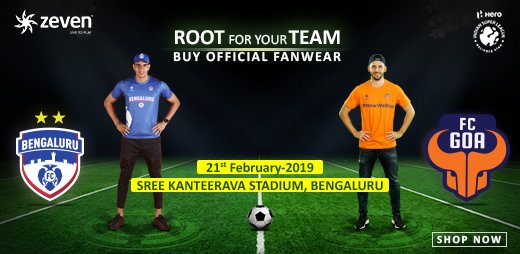 zevenw0rld's tweet photo. Shoutout to all Bengaluru FC fans. Let's show our love for the team. Buy #Original #BFC Fanwear at your very own Kanteerva Stadium or log on to https://t.co/eSH3gBmCgt and let's be the #original #fan that we are #WeAreBFC #IndianSuperLeague #BFCVsFCG #LiveToPlay #FanBannaPadega https://t.co/3TEYkejMNz