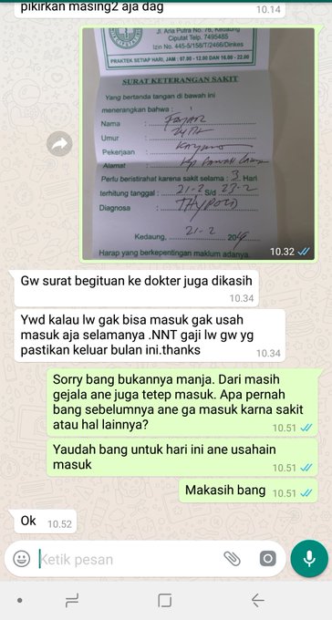 Disuruh Resign Gara Gara Izin Sakit Gejala Tipes Rentetan