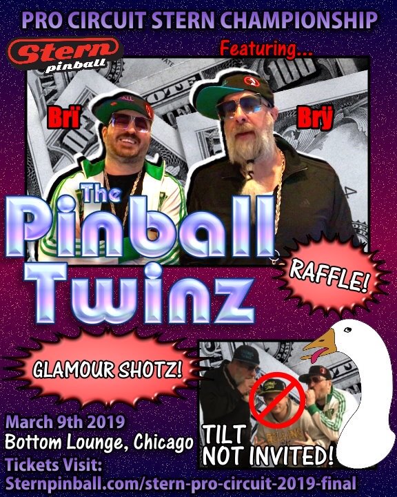 ~ yo! We get why <a href="/sternpinballinc/">@SternPinballInc</a> ain’t promote dat <a href="/TellEmSteveDave/">Bryan Johnson</a> gonna be at da pinball tournamint but Dey crazy to not tell err’one dat we gonna be in da house!! Who else gettin peeps through dey door? @Dead_Flip ? Lol!!!!!!!!!