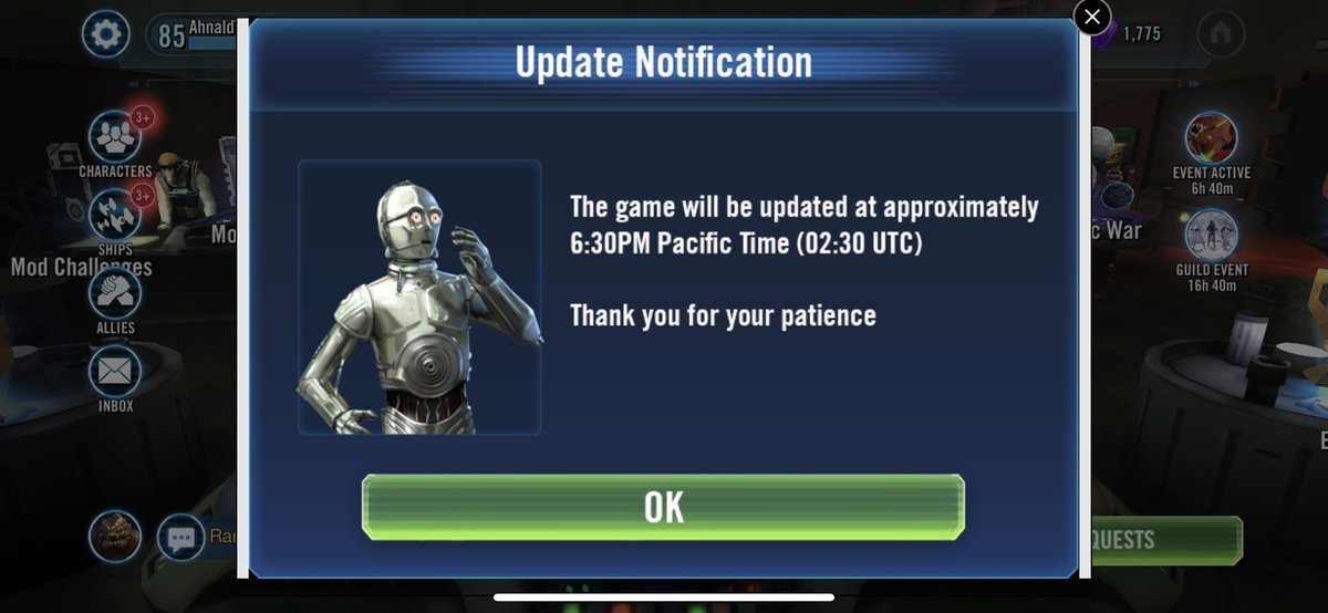 Swgoh Update