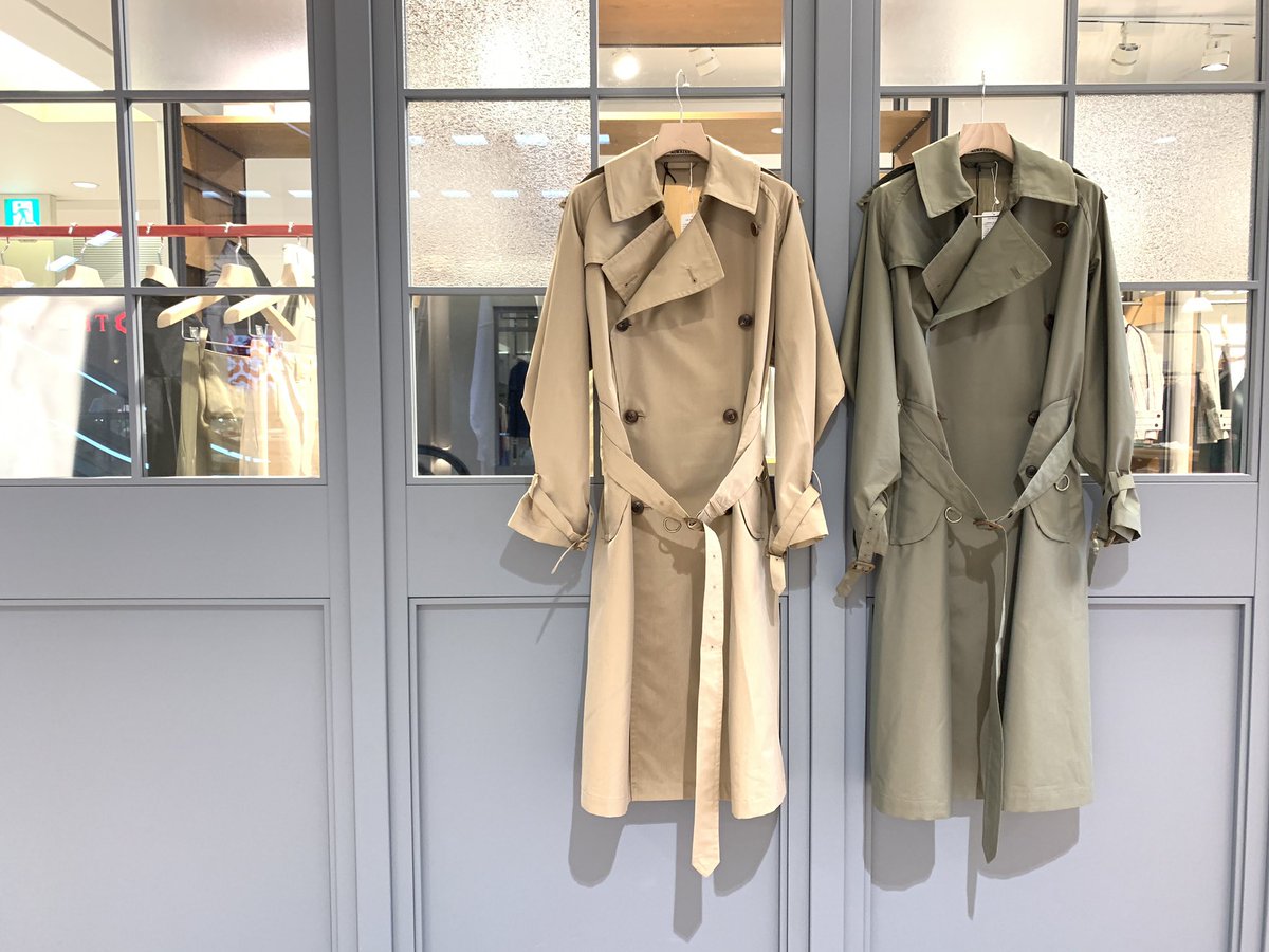 AURALEE FINX POLYESTER 気負わ BIG TRENCH COAT AURALEE FINX POLYESTER 気負わ BIG TRENCH COAT