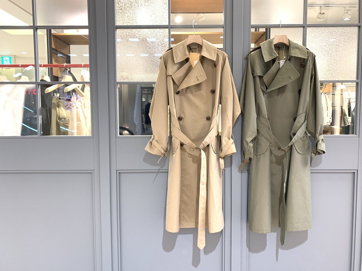 【AURALEE】FINX POLYESTER BIG TRENCH COATlittlebig