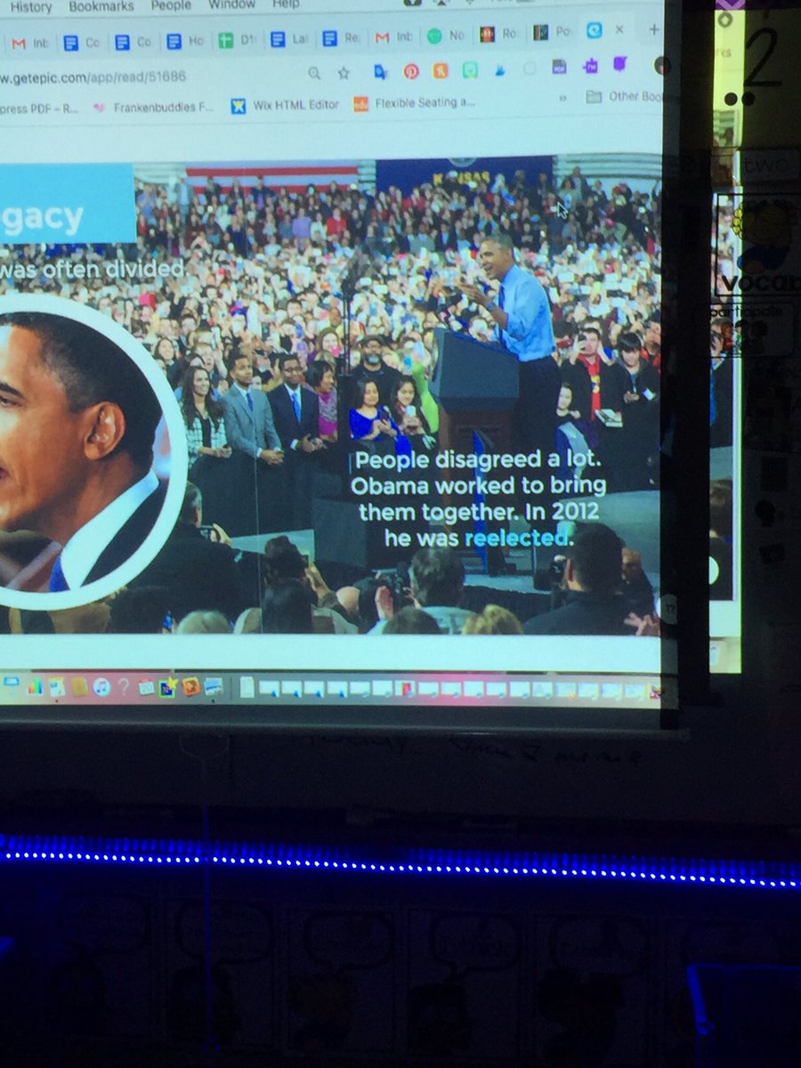 We are being word scholars w @BRS_Turek,  we were able to figure out the meaning of the word re+elect+ed while reading about <a href="/BarackObama/">Barack Obama</a>