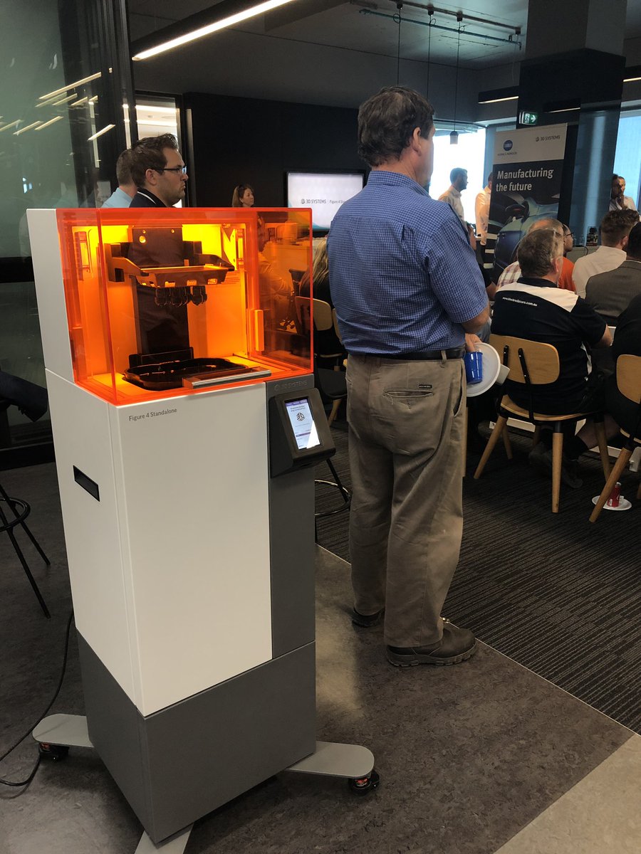 Standing room only at our NSW 3D event <a href="/westernsydneyu/">Western Sydney University</a> in Parramatta. Great to celebrate the launch our <a href="/3dsystems/">3D Systems</a> Figure 4 Standalone solution with manufacturers, designers and innovators. #digitalprinting #additivemanufacturing #3dprinting