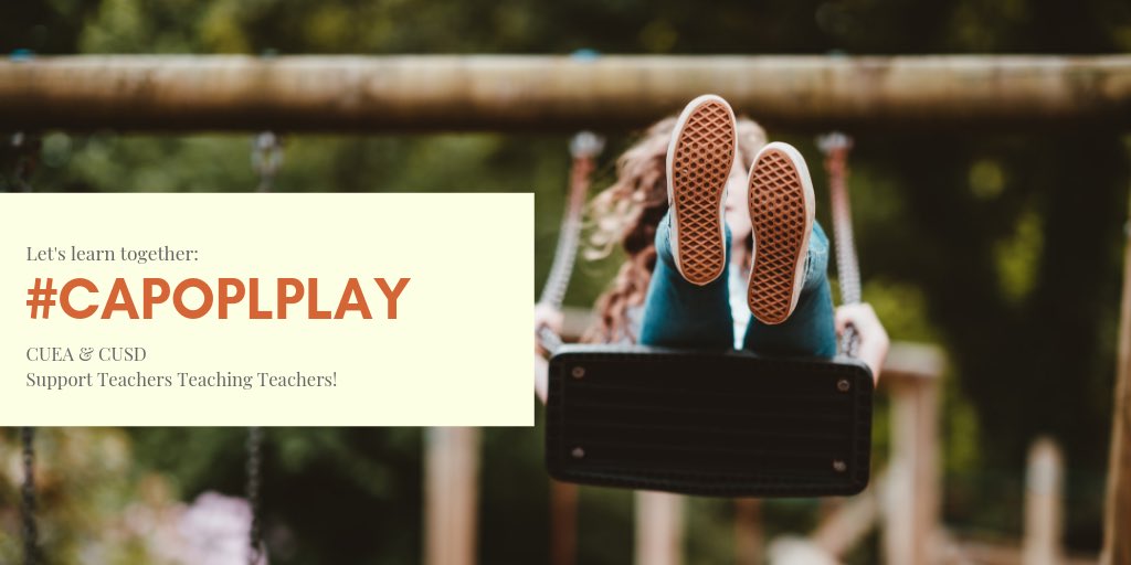 judyblakeney's tweet photo. Ready to swing into #CAPOPLplay Learning with Play watch the Twitters for resources #capoproud ⁦@Capo_PL⁩ ⁦@GauthierKaren1⁩ https://t.co/W84bjrQBic
