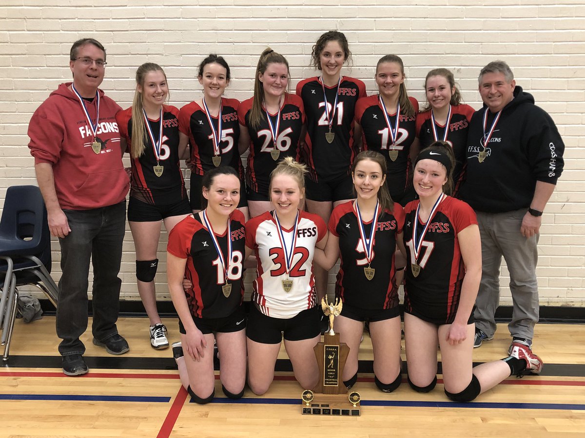 Congrats to the Senior Girls Volleyball team on their COSSA win today against LCVI!! Good luck at OFSAA!! 🏆 #ofsaabound