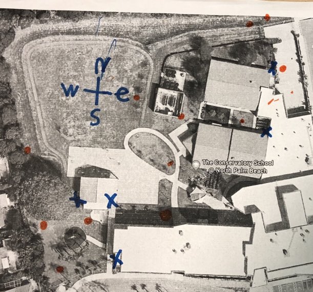 nmrickard's tweet photo. Final count- 27 storm drains on campus! All storm drains lead to the intracoastal and the ocean. When it rains, it drains. We need to keep our litter out of them!#TCSCares #PBL #snackresponsibly https://t.co/y03pd65XSH