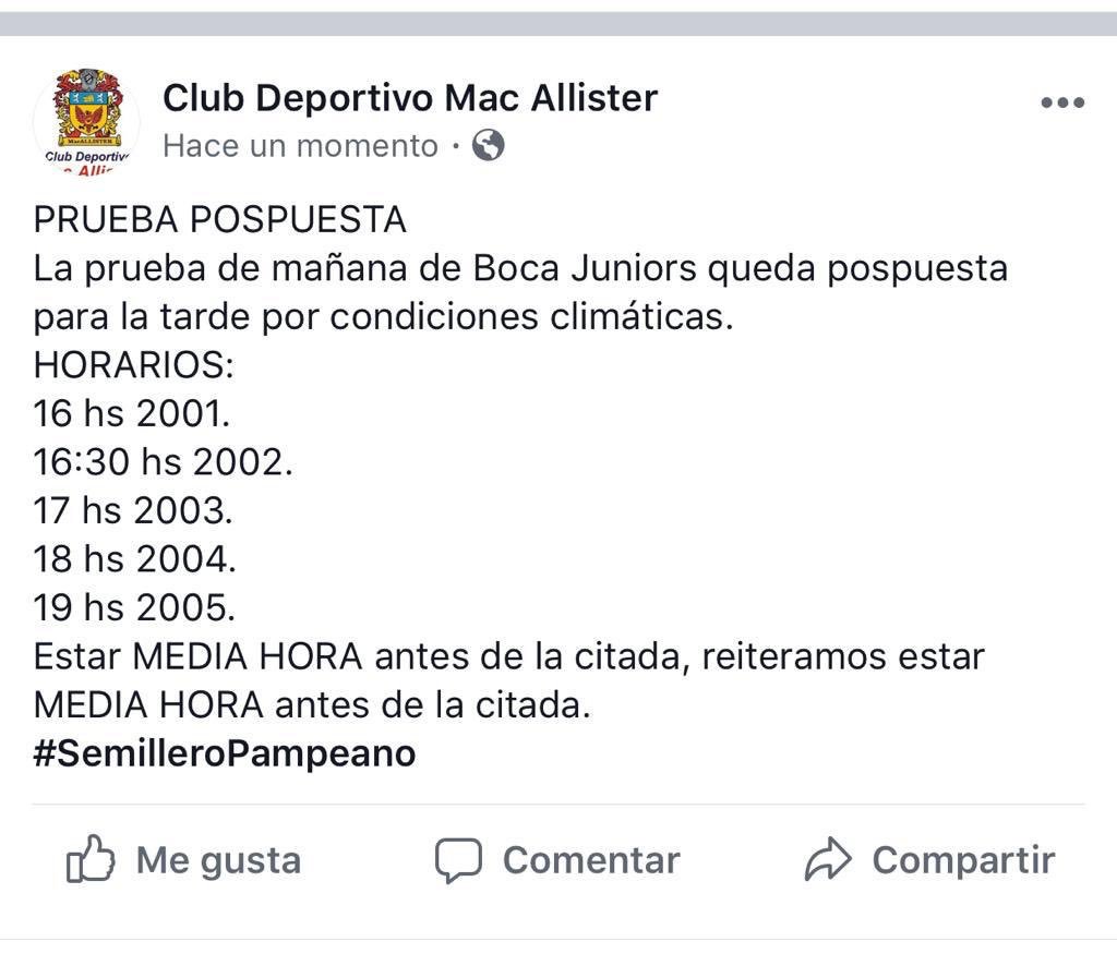 Club Deportivo Mac Allister tweet media
