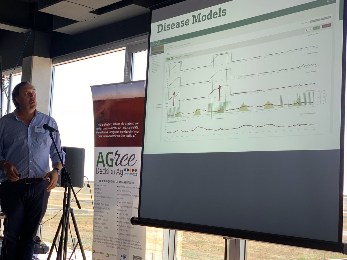 Thanks @AgreeDecisions for the opportunity to present on the Metos offering and linkage into #myjohndeere #weatherstation #diseasemodels #cropview #agtech #decisionag