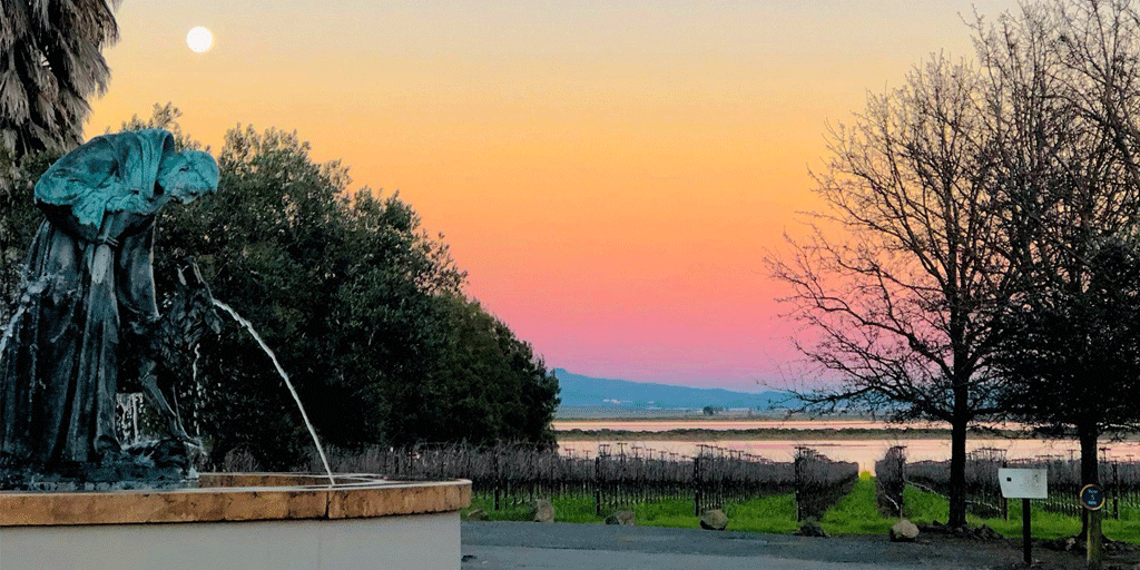 Sunsets and supermoons: Just another extra enchanting evening here in Sonoma!