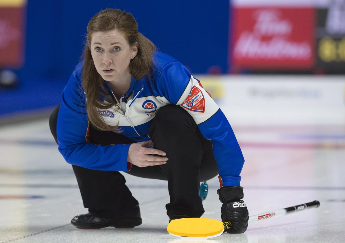THE ROOKIE: Sarah Wark looks to keep BC (<a href="/TeamWarkCurling/">TeamWarkCurling</a>) train rolling in first Scotties appearance. They'll play Manitoba's @TeamTracyFleury in Thursday morning's tiebreaker. #STOH2019

MORE: tsn.ca/1.1261036