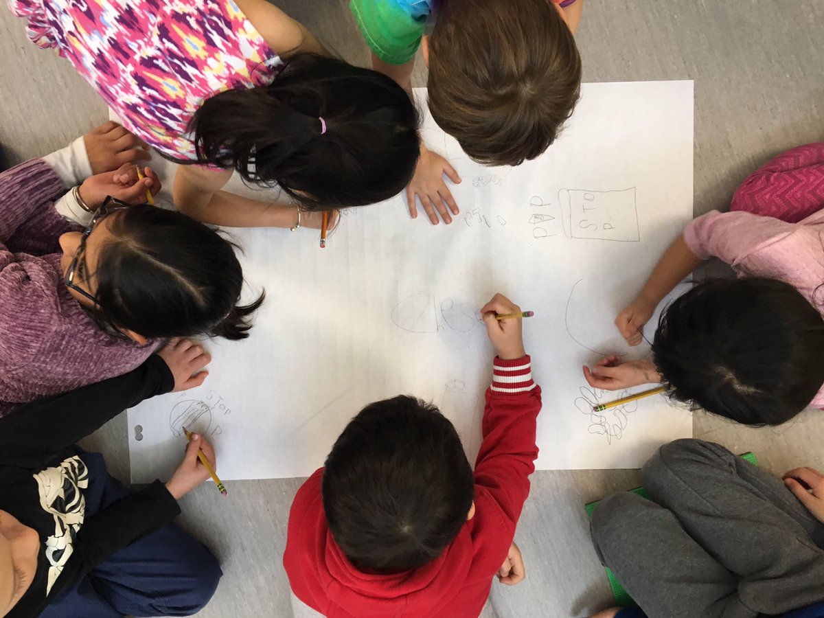Ideation: here is a pic from our brainstorming session for a logo to put on our popcorn seasoning packages #learningatBRS for the upcoming Mini Minds Market! #collaborativecreativity @brs_school