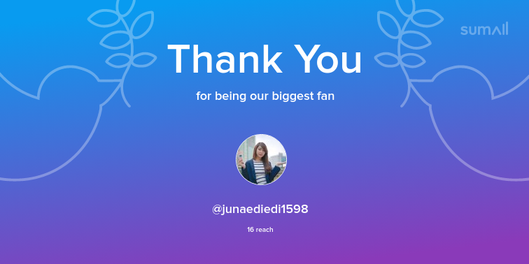 DwiRahayuL's tweet photo. Our biggest fans this week: @junaediedi1598. Thank you! via https://t.co/89Vvq14j7n https://t.co/NbQZysacvr