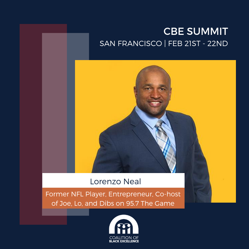 LorenzoNeal's tweet photo. I’ll be joining the @experienceCBE Coalition of Black Excellence on #CBEweek to share my story and transition from Football to Radio.  Tickets available https://t.co/EjMo1K6l57

FEELING STUCK? LEARN HOW TO TRANSITION INTO YOUR NEXT CAREER! https://t.co/83Xis1faKD