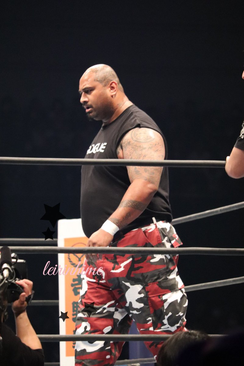 leirinhime's tweet image. オカダくんとファレくん♪
ファレくんは陸軍がお好きなのだろうか？😌
2.11大阪エディオンアリーナ

#オカダカズチカ 
#RogueGeneral 
#BadLuckFale 
#njpw 
#njnbg