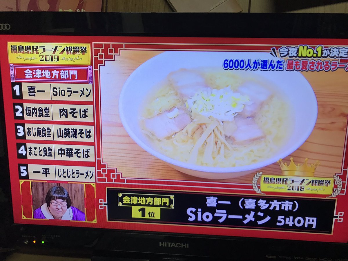 ラーメン総選挙 福島 『福島県民ラーメン総選挙で2年連続第1位を獲得‼︎』by coccinellaさん