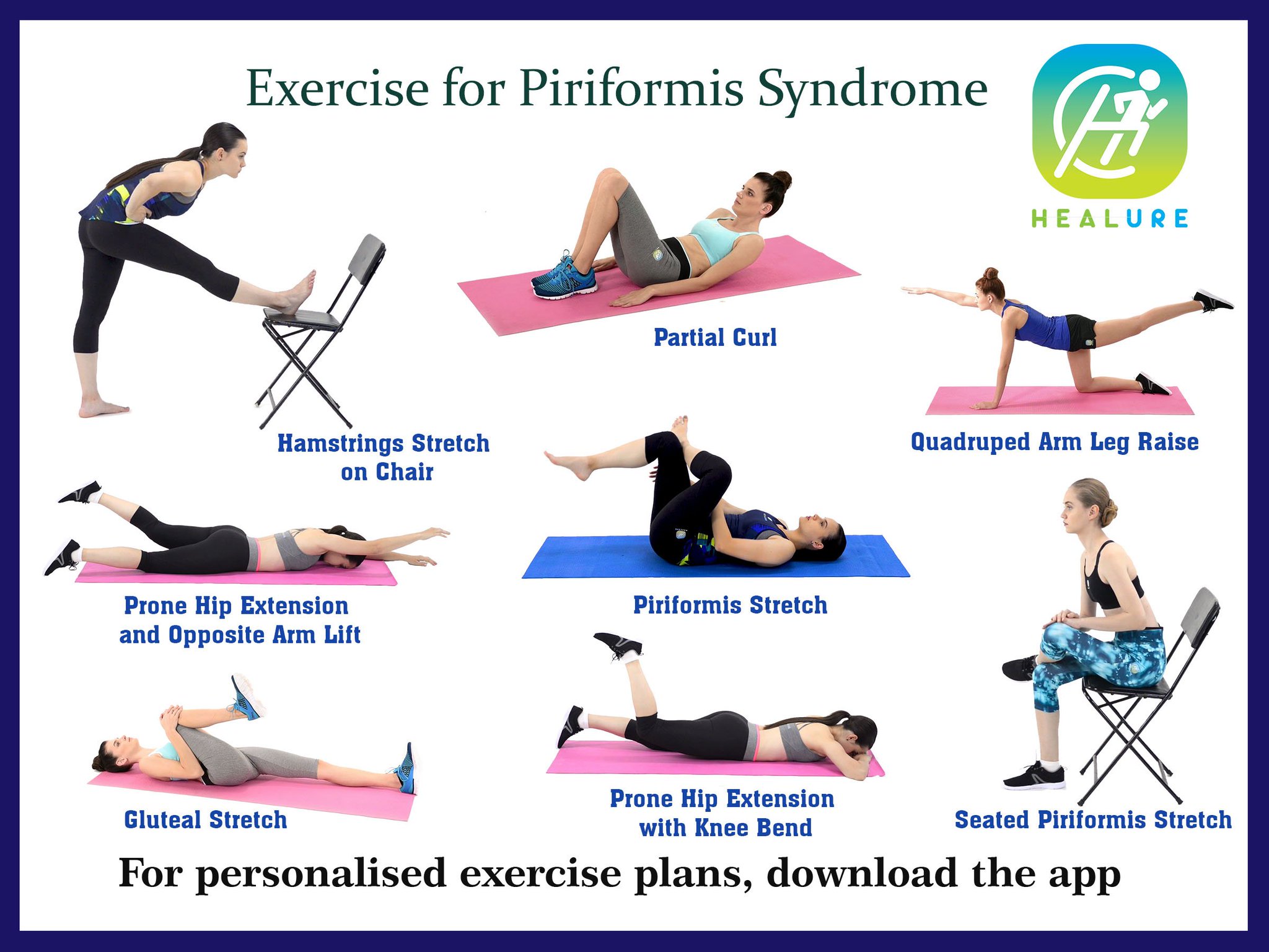 Piriformis Exercises