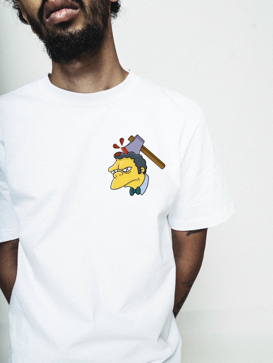 They finally killed Moe: Pre-Order @CawkerAve's newest 'Kill Moe' tee here: cawker-ave.myshopify.com/products/moede… 🔥 🔥