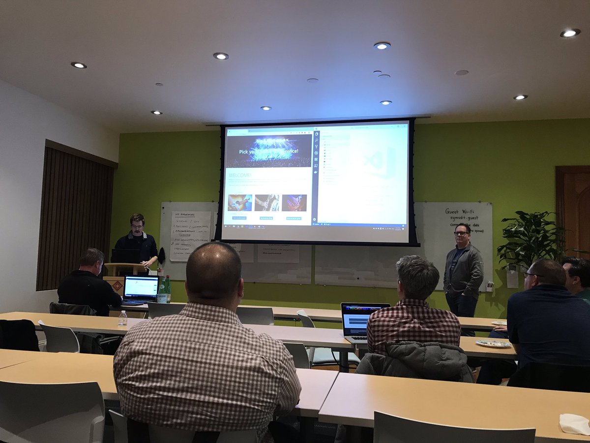 XingHL's tweet photo. Thank you @sitecorey &amp; @Sitecordial for presenting JSS in Sacramento Sitecore User Group tonight 😄👏🏼👏🏼👏🏼 #sitecore #jss #sitecorejss https://t.co/u1z5E25L6C