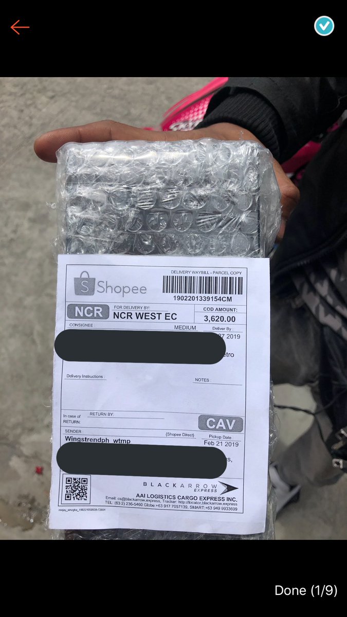 wtmp_official's tweet photo. Proof #0016
Buyer Name: Maria
Delivery Type: Shopee
Item/s Name: BTS OFFICIAL LIGHTSTICK “Army Bomb” VERSION 3
Quantity: 1 piece
Courier: Black arrow(COD)
Date: 02/21//19
#wtmp_proofs #btsarmy https://t.co/4ehP0pdfTl