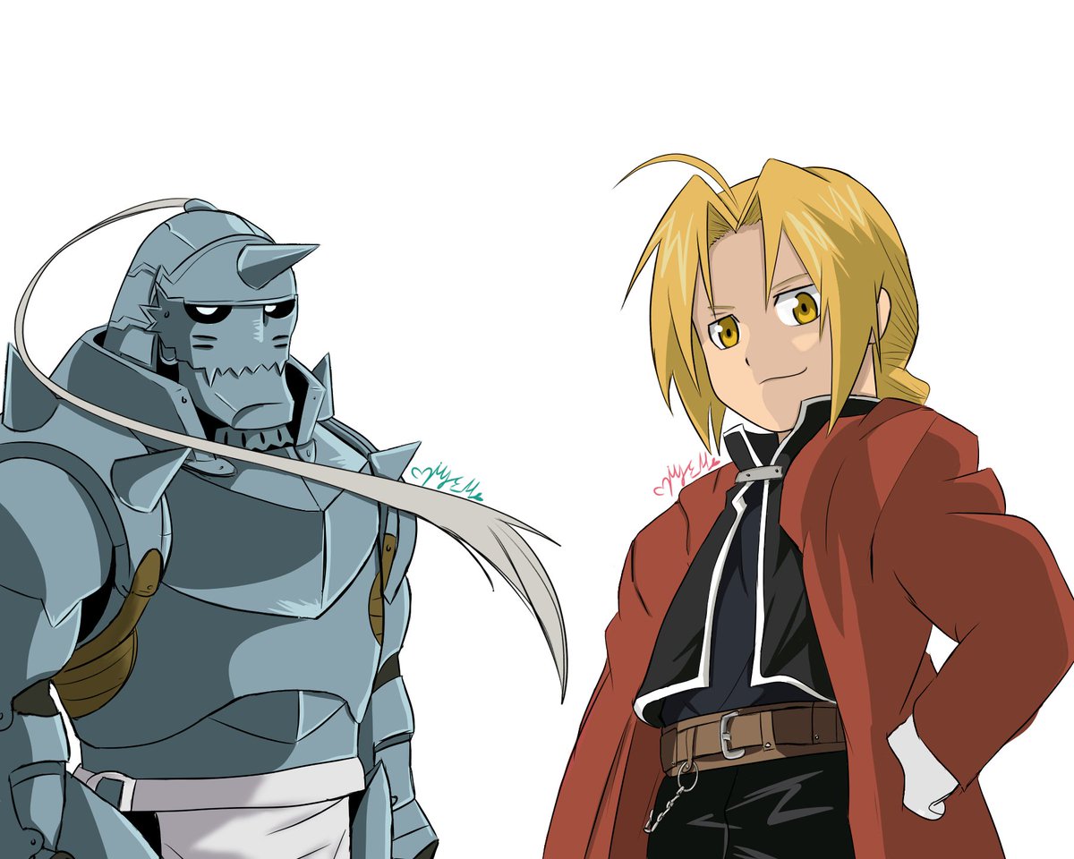 yamil0508_yami's tweet photo. ayyyyy estoy feliz con el resultado :3 #FullmetalAlchemist #FMA #EdwardElric #AlphonseEric #anime https://t.co/N7cTv0xDi9