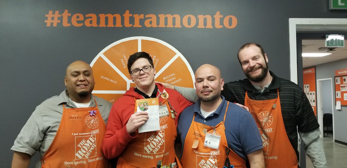 Homer for our freight DS Dolun who took time from his busy schedule to train and support me all week during overhead organization. Taking care of our people #teamtramonto #d130driven