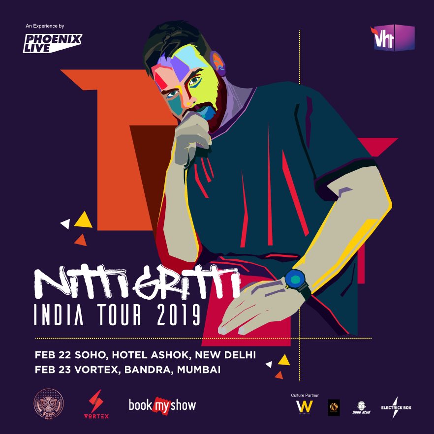 . @DJNittiGritti will be on Indian shores this weekend!  Gear up for a heavy bass ride at:

22/2 SoHo, #New Delhi 
23/2 Vortex, Bandra, #Mumbai
Tickets available on <a href="/bookmyshow/">BookMyShow</a>