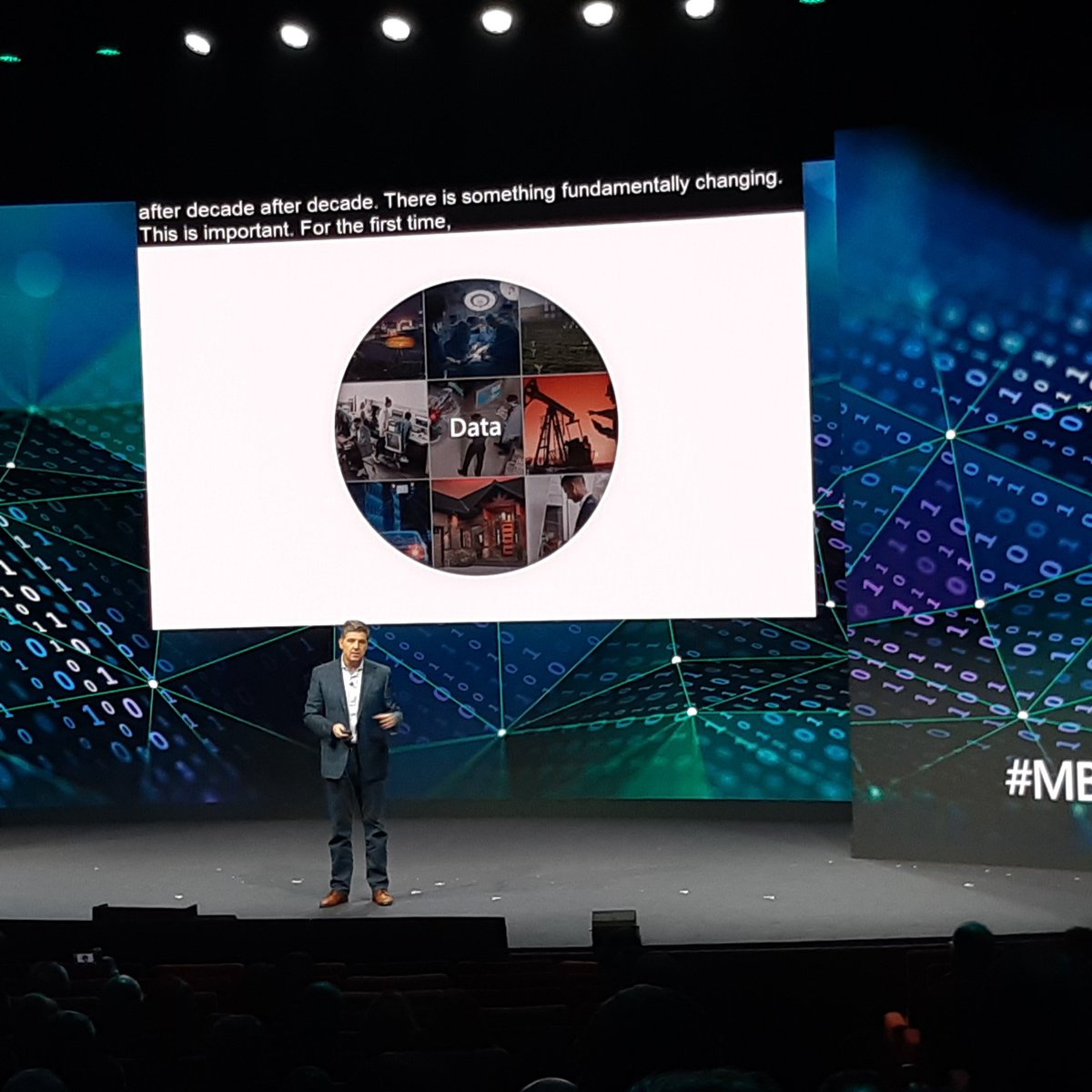 m_dab's tweet photo. "There is a fundamental shift across industries. Data is coming out of everything." @JamesMPhillips #MBFParis https://t.co/ZgRUvjmsOq