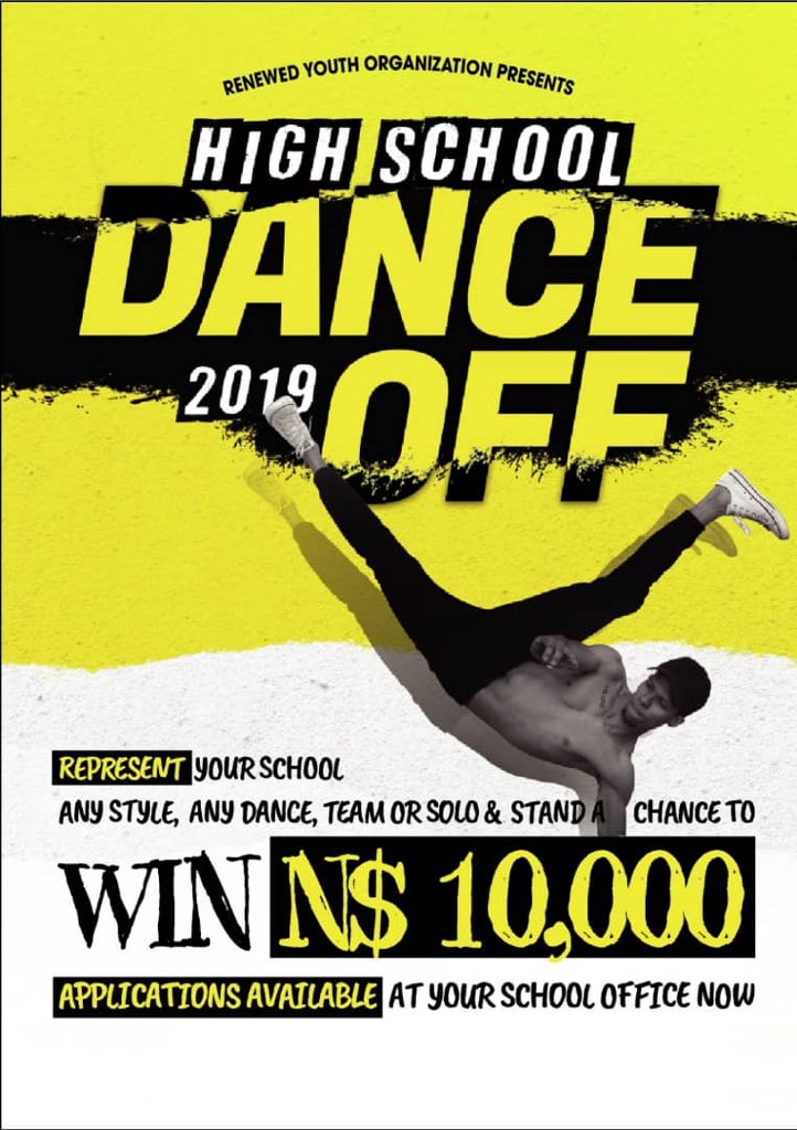 khaitago's tweet photo. Windhoek are you ready for ultimate high school dance off competition?
get your teams ready, register with your life skills teacher and come show us what you've got. A 10K dollar cash price is up for grabs that means the winning team gets 5k and their school gets 5k #HSDO https://t.co/mVqjpTDSUc