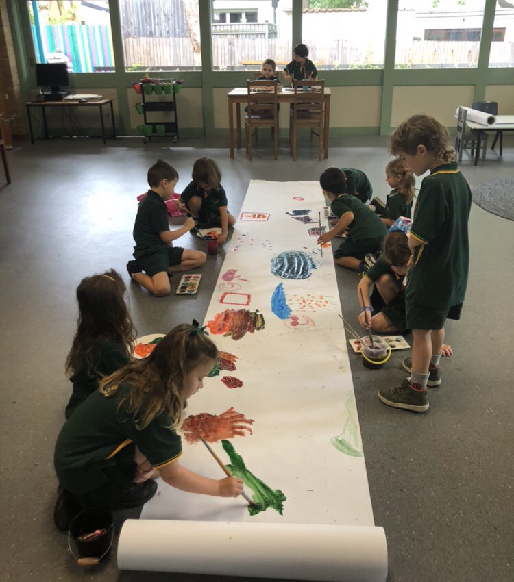 Kicked off our play-based learning for Term 1 with a visit to Camdenville Cottage Art Gallery! So much excitement and inspiration 🎨