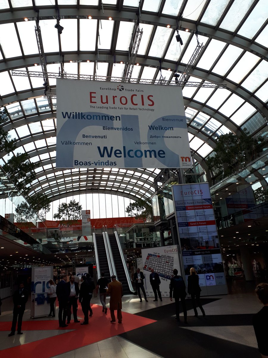 CommerceMerge's tweet photo. @aevidomore kicking off @EuroCIS #euroshopmag #EuroCIS2019 Looking forward to great conversations about all things payment related. https://t.co/DOu9YsscU2