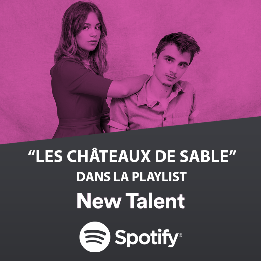 LabelSixEtSept's tweet photo. Les titres "Glace Vanille" de @Vanille_music et "Les châteaux de sable" de @CoetJane entrent dans la playlist #NewTalent de @spotifyfrance ! https://t.co/4UFWXCJLP7