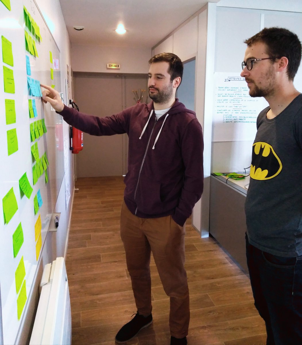 Voxpass's tweet image. [DEV NEWS] Sprint Planning in progress 🚀
De belles choses à venir 😎 
#dev #startup #workinlannion