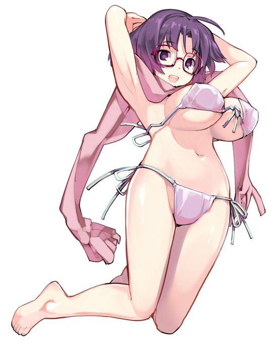 近況報告2月21日 新作 おなぱーと(仮) 進捗6
水着マフラーなメガネ子牛丸さんをフルカラー画にアップグレードしてみた。
ろくもんせんHP→https://t.co/DKHLBvSzn4 